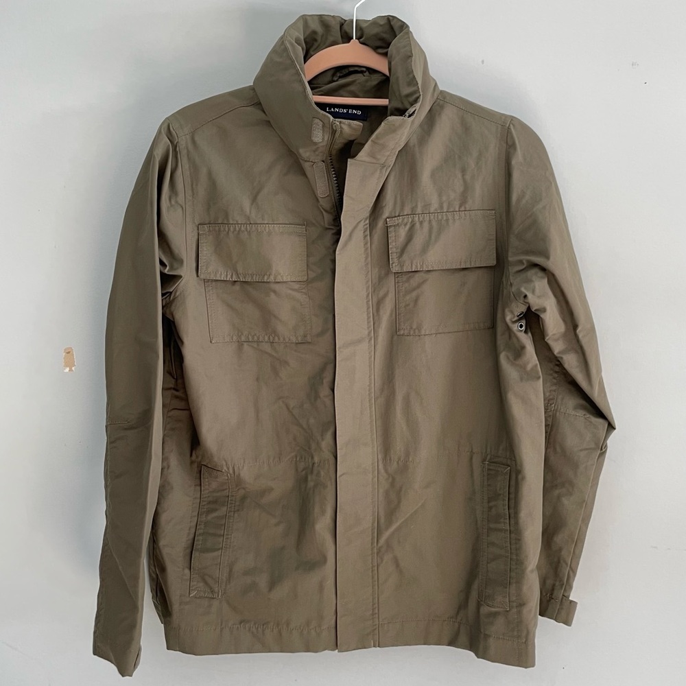 Lands' End Olive Green Kids' Field Jacket